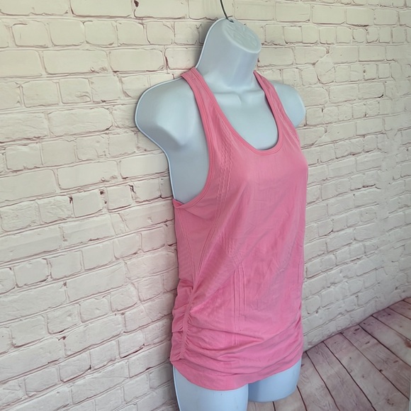 NWOT Athleta pink racer back tank top gym - Picture 3 of 9